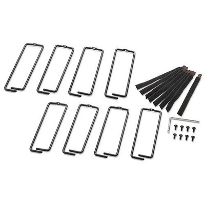 InLine Fascette per cablaggio, 250x4,8mm, colore nero, 100pz