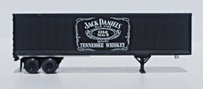 Jack Daniels. N Scale. 40' Fruehauf Box Van Trailer. AkSarBen/Micro-Trains Line.