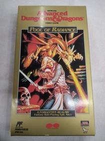 Famicom Software Model Ad D Pool Of Radiance Pony Canyon FHH76