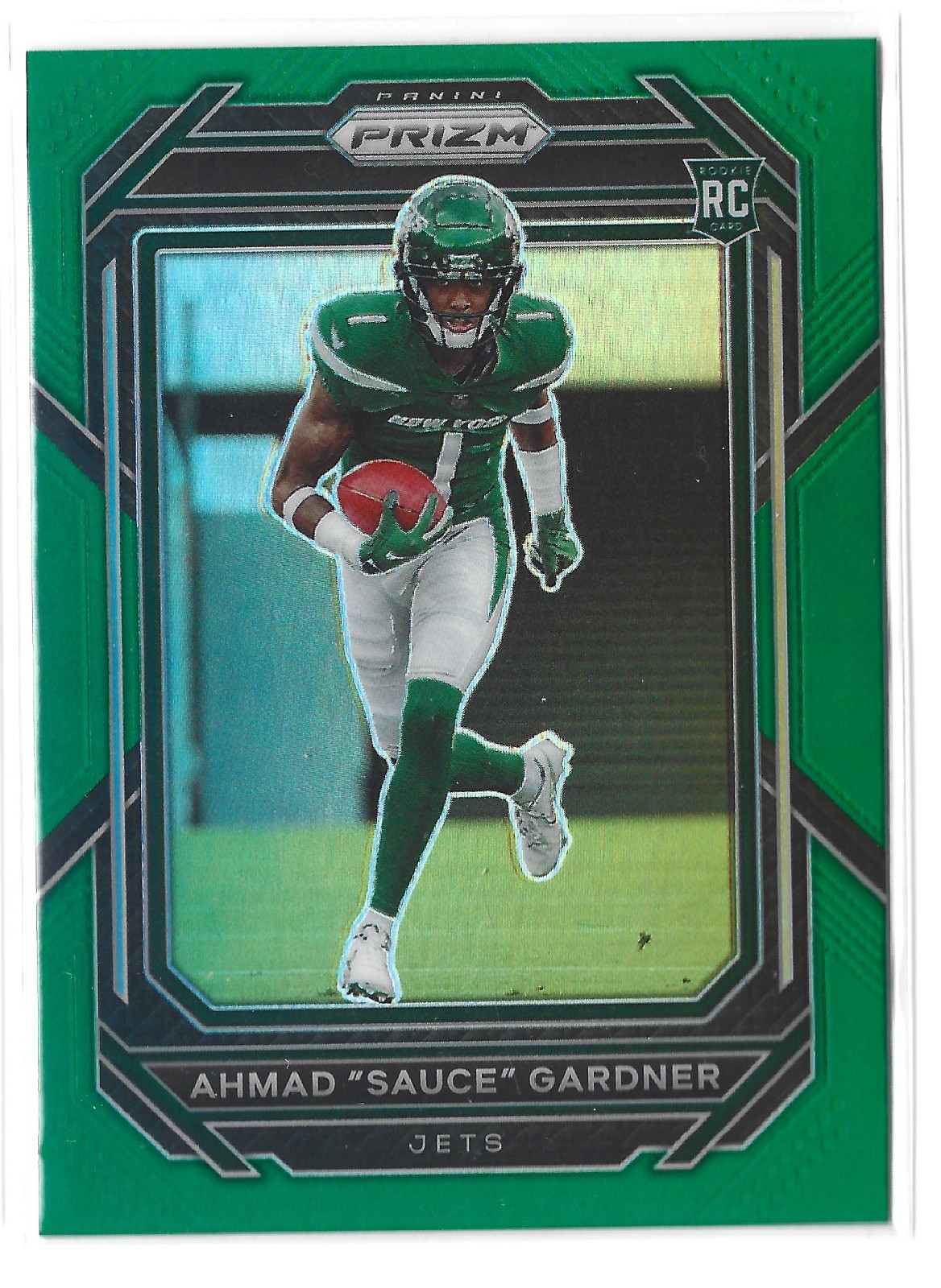 Ahmad "Sauce" Gardner 2022 Prizm Green Prizm RC #341