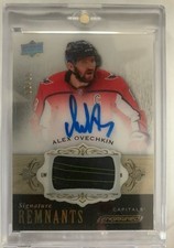 Alex Ovechkin 18-19 Engrained Remnants Game Used  Stick Auto /10