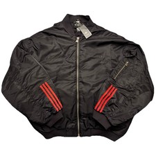 Adidas x Willy Chavarria Satin Bomber Jacket ...