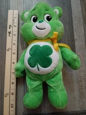 Basic Fun Care Bears - Green Good Luck Bear - One Lucky Bear Shamrock ☘️