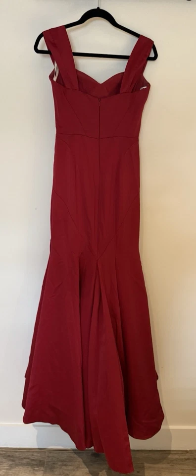 Vestido de noche rojo para mujer Zac Posen talla 6 Foto 4 de 4