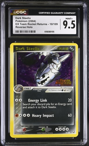 Dark Steelix graded CGC 9.5 for sale on eBay