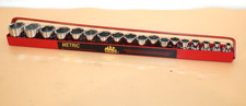 Mac Tools 38 Drive Metric X6 Standard Socket Set 6mm Thru 23mm Usa Mac Tools 38 Drive Metric X6 Standard Socket Set 6mm Thru 23mm Usa