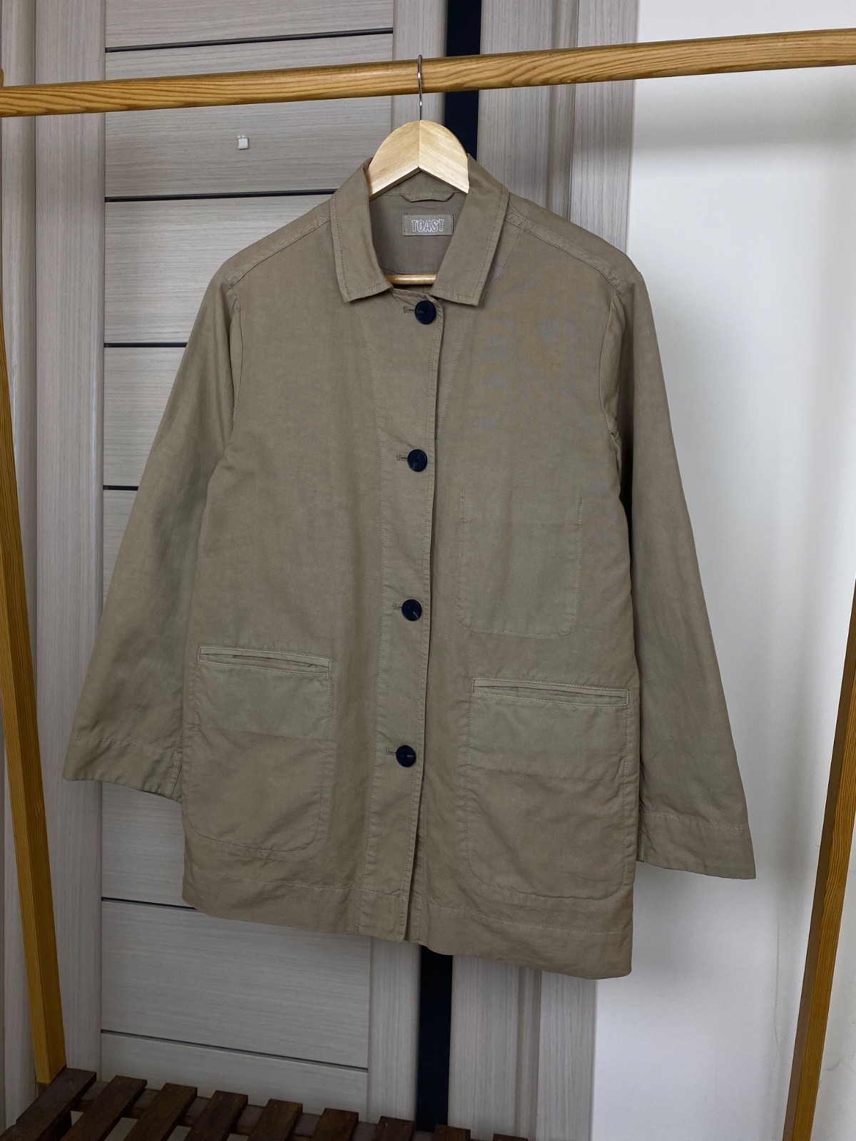 TOAST Cotton linen Canvas Workwear Jacket size 8