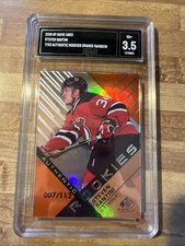 2016-17 SP Game Used - Authentic Rookies Steven Santini #175 Orange Rainbow...