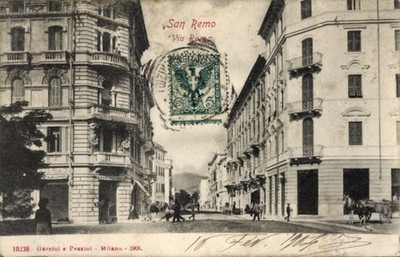 Ak San Remo Ligurien, Via Roma - 4254008