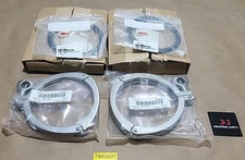 *NEW* [2] 2560051 Stainless Tri-Clamp 3Pc 4" Clamp & 4" Gasket 40RX-E + Warranty