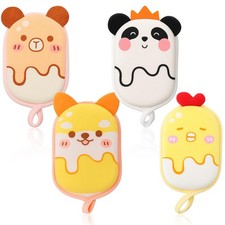 4 Pack Bath Sponge for Kids and Baby Bath Loofah Sponge Soft and Absorbent Exf