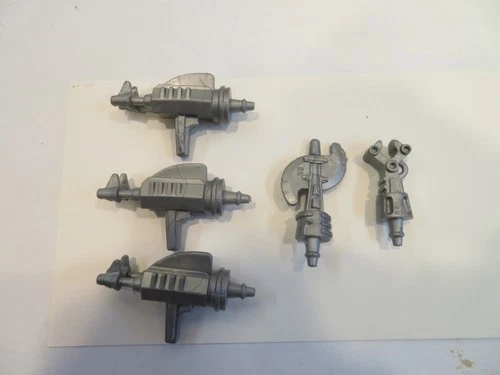 Vintage Masters Of The Universe Original Parts Roboto Laser Guns/Ax Blade/Claw