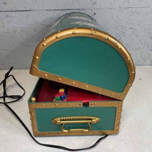 Vintage 1994 Mr Christmas Santa’s Music Animated Toy Chest Box 35 Songs READ - Picture 9 of 12
