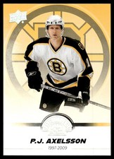 2023-24 UPPER DECK BOSTON BRUINS CENTENNIAL CENTURY P.J. AXELSSON 019/100 #81