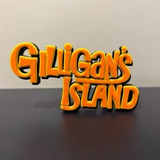 1960's TV Show Gilligan's Island Logo Sign Desktop Shelf Art