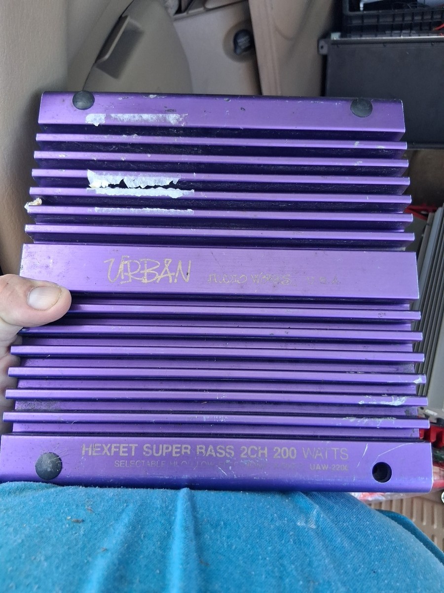 Urban Audio Works USA HEXFET Super Bass 2CH 200W Car Amplifier | eBay