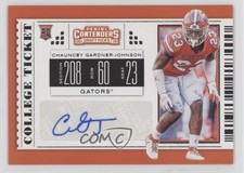 2019 Contenders Draft Picks College Ticket CJ Gardner-Johnson Chauncey Auto 3hd