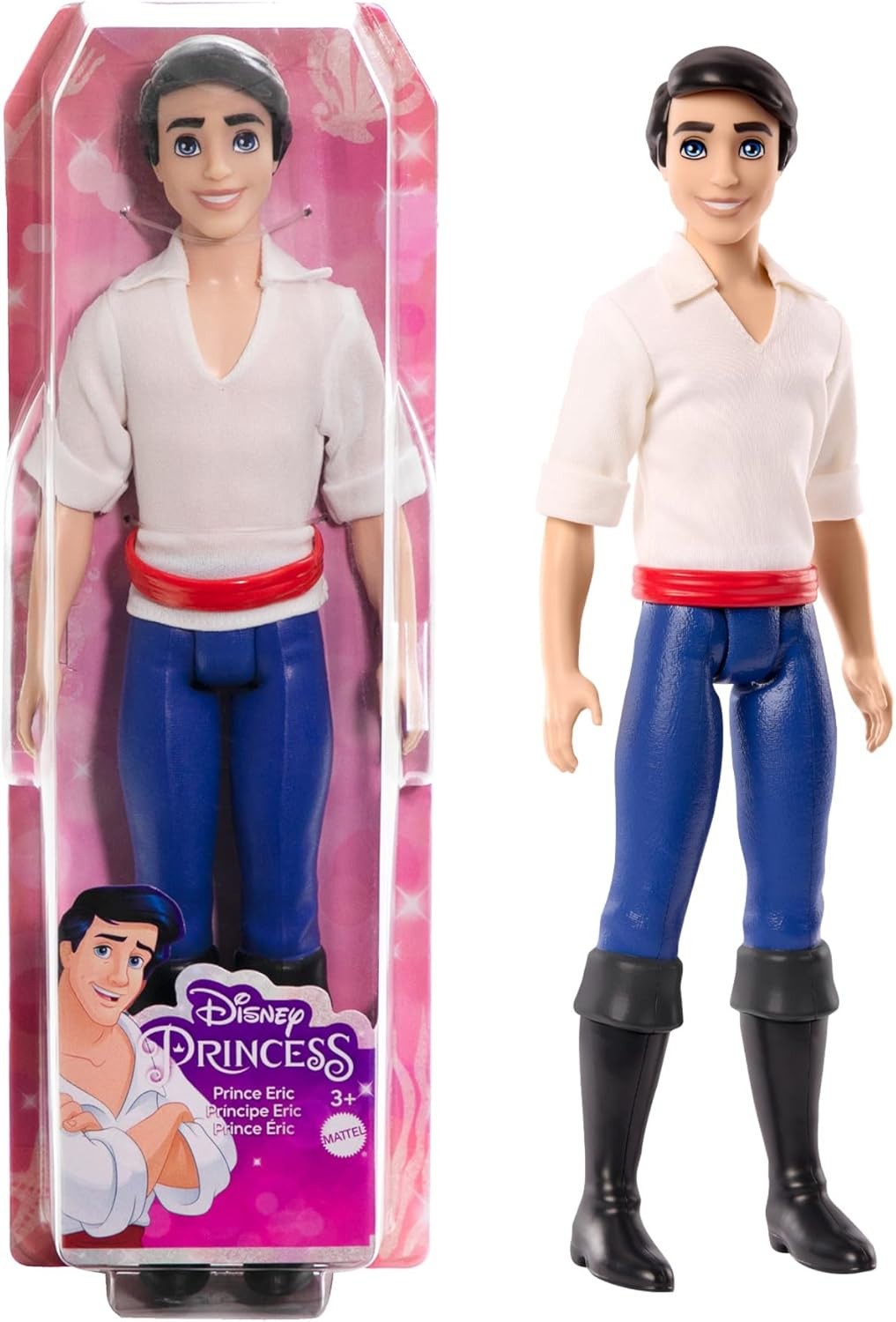 Mattel Disney Princess 12"PRINCE ERIC Doll Figure The Little