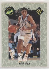 1991 Classic Draft Picks Rick Fox #16 Rookie RC 0m2c