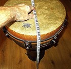 REMO DJEMBE Mondo FA, 14" x 25" WITH REMO Padded Case/BAG tunable Fiberskyn Head — photo 4
