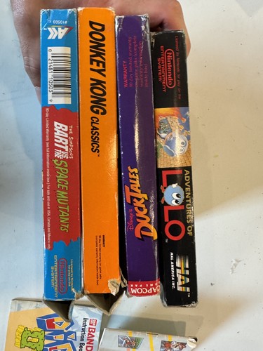 (READ) Nes Box Lot Lolo, Donkey kong, Ducktales, Simpsons NO GAMES - Picture 3 of 7