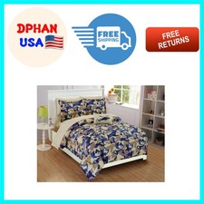 Military Camouflage Comforter Set   Full Size, Soft Microfiber for Kids  Teens