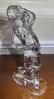 Vintage Waterford Crystal Male Golfer In Full Swing Figurine Paperweight 6 5/8"