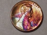 1985-P @ Rainbow" Toned old Lincoln Memorial Penny,!! 166
