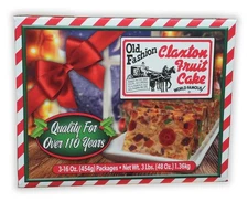 Claxton Fruit Cake - 3-1 Lb. - Holiday Pack - Regular Recipe