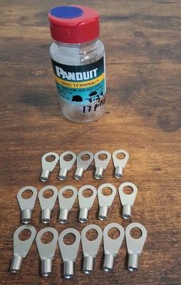 Panduit P8-56RHT6-Q One Hole Ring Terminals 17pcs
