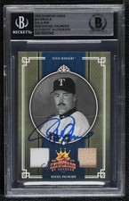 BAS 2005 Donruss Diamond Kings 36/50 Rafael Palmeiro #234 BGS Authentic Auto 3c7