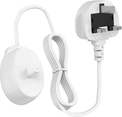 ELFJE Electric Toothbrush Replacement Charger for Oral B, UK 3 Pin Plug Toothbrush Cha