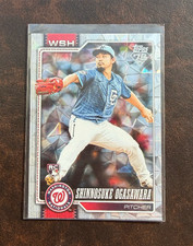 2026 Topps Series 1 - #32 Shinnosuke Ogasawara Diamante Foil Nats Rookie RC MT