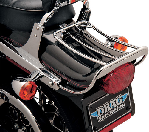 Drag Specialties Bobtail Fender Luggage Rack Chrome 1916-0058 FXDWG Dyna