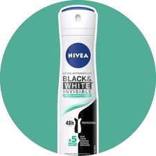Nivea Black  White Invisible Spray Deodorant 48H 89 g each 