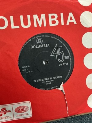 Heino - In Einer Bar In Mexico / Fernweh    7  vinyl. 1970. Columbia