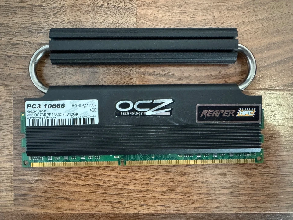 16 GB 4x4GB OCZ Reaper Series HPC 1.65V PC3-10666 Non-ECC DDR3 Ram OCZ3RPR1333C9 - Image 3 of 4
