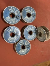 Vintage Metal Spool ALPHA WIRE CORP 405B 20’ HI-FI Cable  25 Stranded 5 Rolls