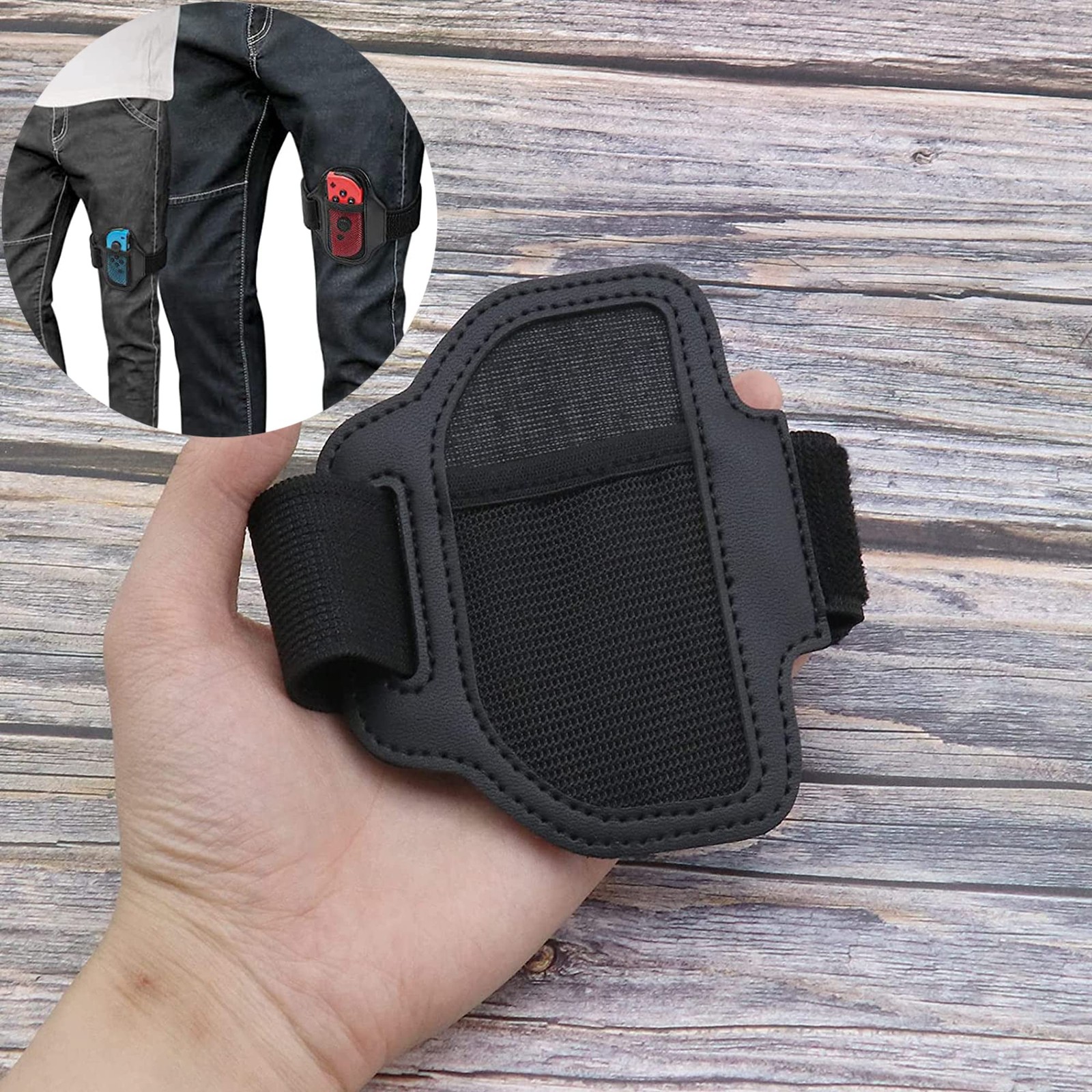 Bande de jambe pour Switch ajustable pour jouer à deux à Ring Fit Adventure