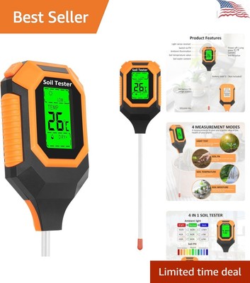 Precision 4-in-1 Soil Testing Tool: Essential for Indoor and Outdoor Plants
