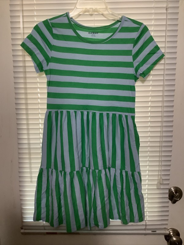 Old Navy, Girls Short Sleeve Dress. Size 10/12. Euc!