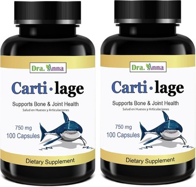 Joint Support Cartilage Complex 750mg 100 Capsules 2 Pack Mobility & Bone Health