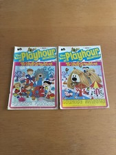 2 Vintage The Best Of Playhour Monthly Comics Magazines From March And May 1988