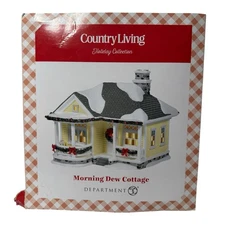 Department 56 Morning Dew Cottage Country Living Christmas Village 6006976 Rare