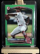 2025 Bowman - Prospects Tink Hence #BP-101 Green /99 (RC)