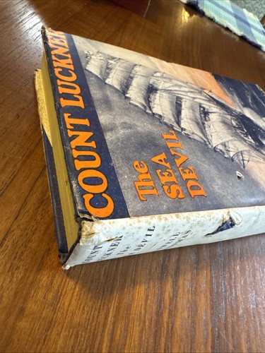 Count Luckner The Sea Devil by Lowell Thomas - 1st Star Books HCDJ 1927 - Foto 4 di 10