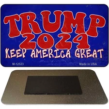 Trump 2024 Keep America Great Novelty Metal Magnet M-12523 3.5" x 2" Magnet (M)