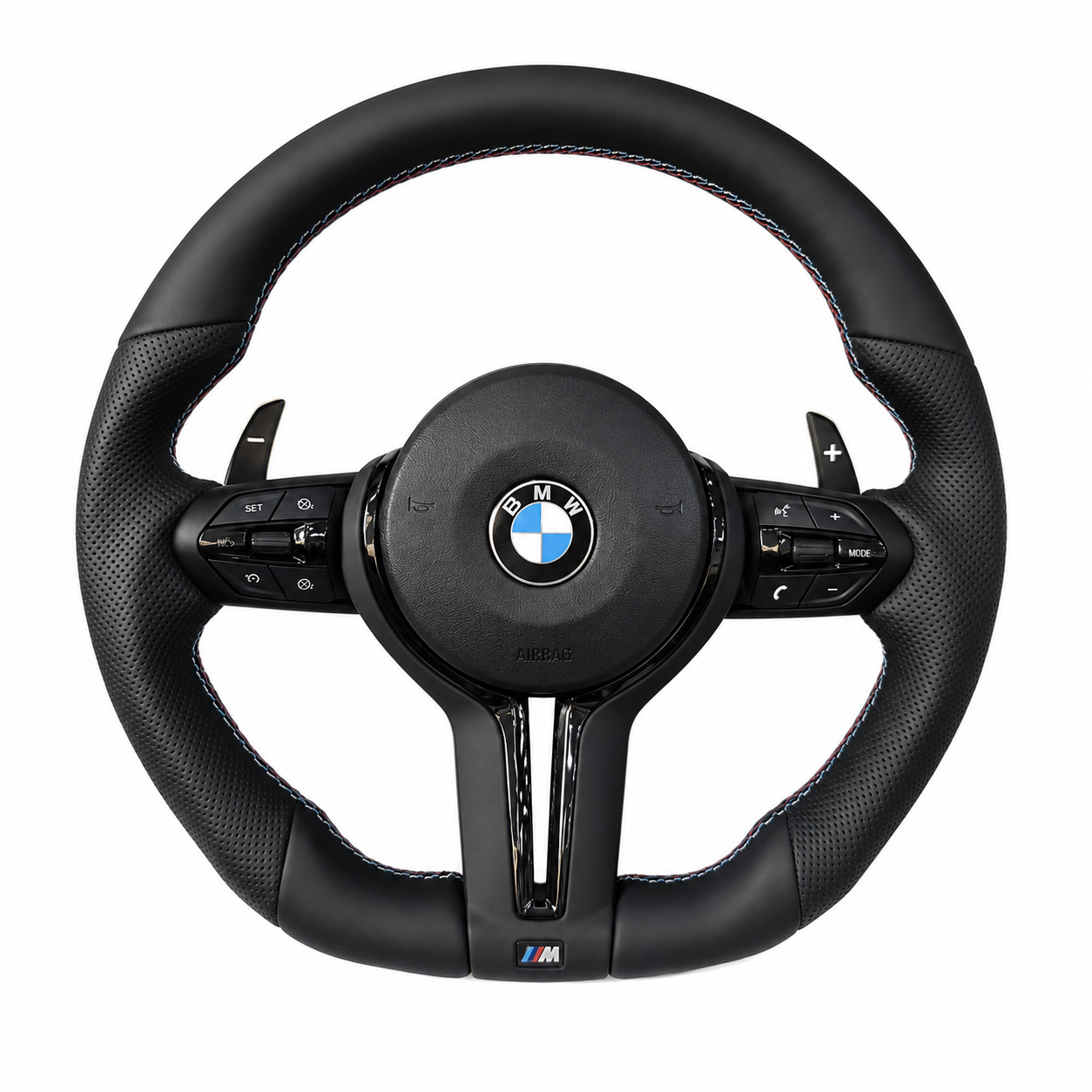Volant aplati BMW compatible séries X1 X3 X4 X5 F10 F06 M5 M6