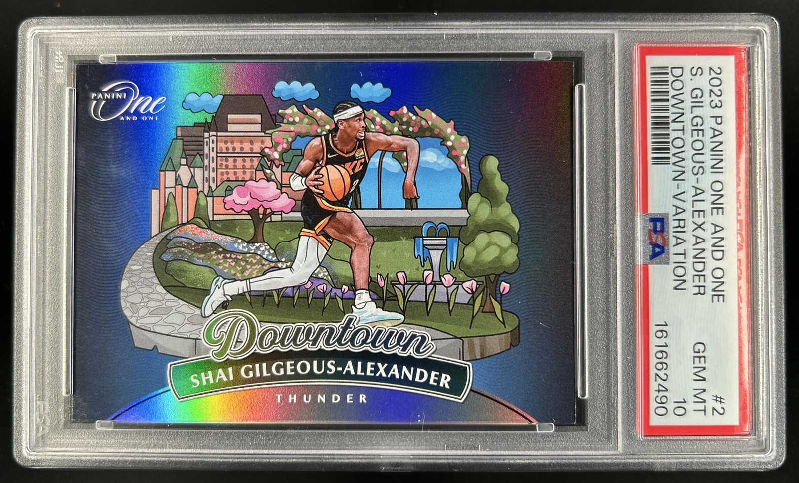 2023-24 One & One Basketball Shai Gilgeous-Alexander Downtown SP #2 PSA 10 (490)