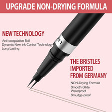Eyebrow Pencil, 2-In-1 Waterproof Eyebrow Pen, with 2 Tip Microblading Eyebro...
